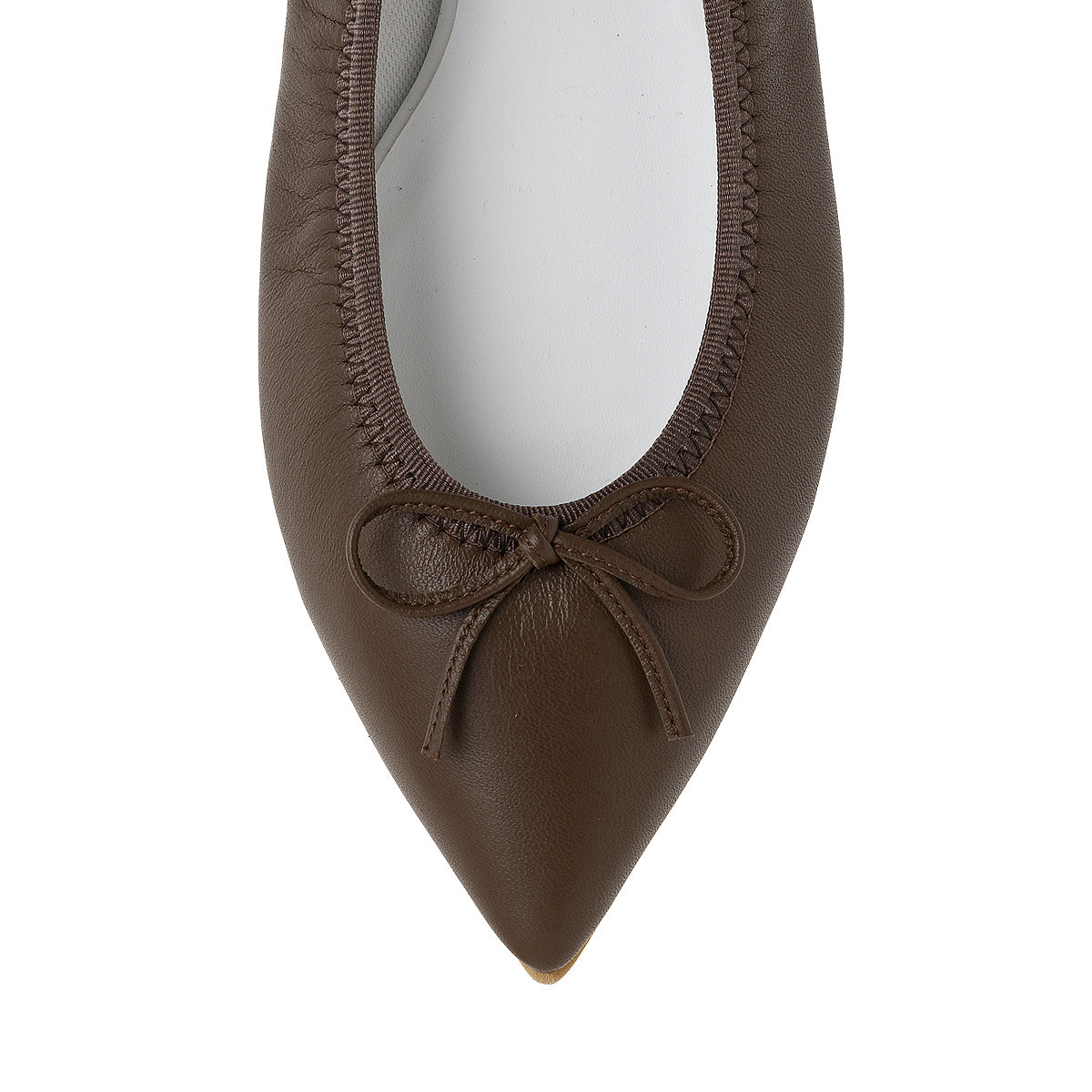 Mathilde -Waterproof smooth Chocolate brown ウォータープルーフスムース チョコレートブラウン kurun クルン kuruntokyo 入学式 卒業式 クルントウキョウ 疲れない 痛くない madeinjapan 日本製 本革 バレエシューズ フラットシューズ パンプス kurunTOKYO mdmバレエシューズwaterproof レインシューズ 小さいサイズ 大きいサイズ 26cm 21.5cm 26cm 25.5cm 25cm 22cm