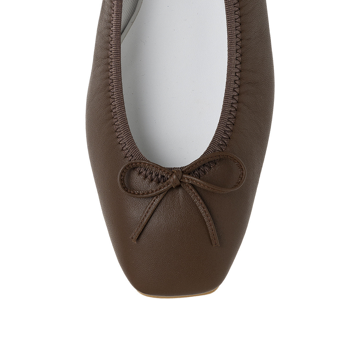 Giselle -Waterproof smooth Chocolate brown ウォータープルーフスムース チョコレートブラウン kurun クルン kuruntokyo 入学式 卒業式 クルントウキョウ 疲れない 痛くない madeinjapan 日本製 本革 バレエシューズ フラットシューズ パンプス kurunTOKYO mdmバレエシューズwaterproof レインシューズ 小さいサイズ 大きいサイズ 26cm 21.5cm 26cm 25.5cm 25cm 22cm