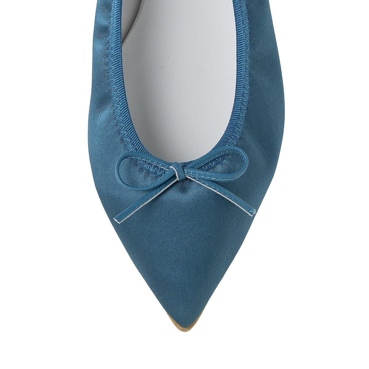 Mathilde -Waterproof satin Teal green ウォータープルーフサテン ティールグリーン kurun クルン kuruntokyo 入学式 卒業式 クルントウキョウ 疲れない 痛くない madeinjapan 日本製 本革 バレエシューズ フラットシューズ  パンプス kurunTOKYO mdmバレエシューズwaterproof レインシューズ 小さいサイズ 大きいサイズ 26cm 21.5cm 26cm 25.5cm 25cm 22cm