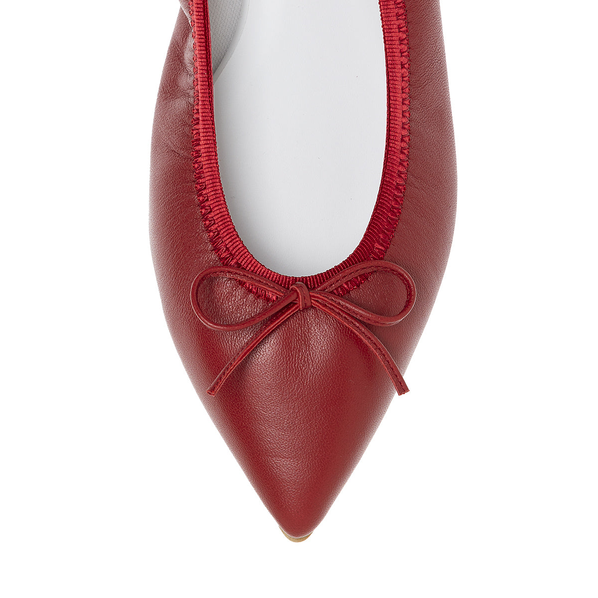 Mathilde -Waterproof smooth Red ウォータープルーフスムース レッド kurun クルン kuruntokyo 入学式 卒業式 クルントウキョウ 疲れない 痛くない madeinjapan 日本製 本革 バレエシューズ フラットシューズ パンプス kurunTOKYO mdmバレエシューズwaterproof レインシューズ 小さいサイズ 大きいサイズ 26cm 21.5cm 26cm 25.5cm 25cm 22cm