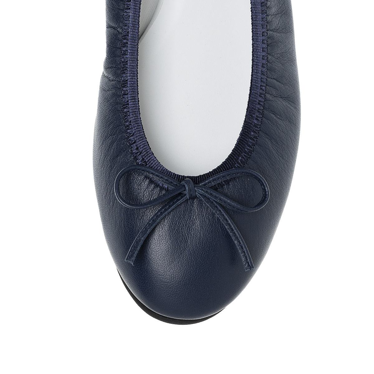 Pauline -Waterproof smooth navy ウォータープルーフスムース ネイビー kurun クルン kuruntokyo 入学式 卒業式 クルントウキョウ 疲れない 痛くない madeinjapan 日本製 本革 バレエシューズ フラットシューズ パンプス kurunTOKYO mdmバレエシューズwaterproof レインシューズ 小さいサイズ 大きいサイズ 26cm 21.5cm 26cm 25.5cm 25cm 22cm