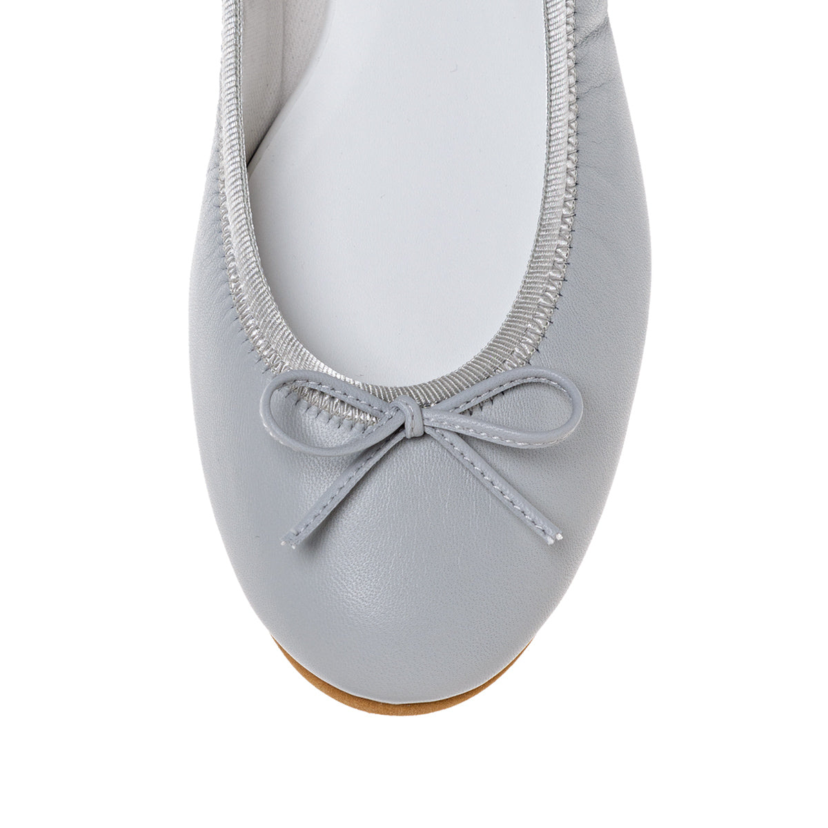 Pauline -Waterproof Smooth Icegray ウォータープルーフスムース アイスグレー kurun クルン kuruntokyo 入学式 卒業式 クルントウキョウ 疲れない 痛くない madeinjapan 日本製 本革 バレエシューズ フラットシューズ パンプス kurunTOKYO mdmバレエシューズwaterproof レインシューズ 小さいサイズ 大きいサイズ 26cm 21.5cm 26cm 25.5cm 25cm 22cm