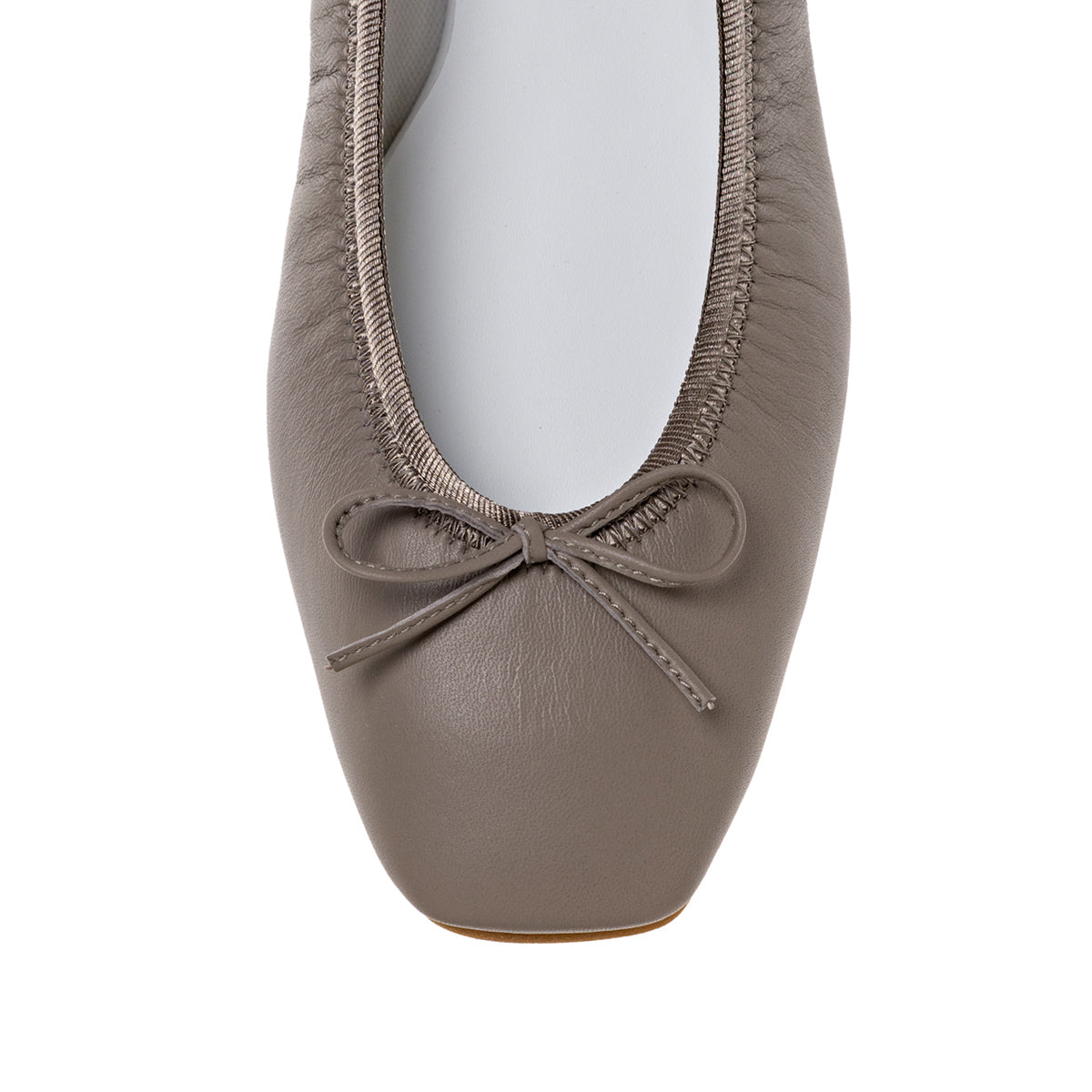 Giselle -Waterproof Smooth Taupe ウォータープルーフスムース トープ kurun クルン kuruntokyo 入学式 卒業式 クルントウキョウ 疲れない 痛くない madeinjapan 日本製 本革 バレエシューズ フラットシューズ パンプス kurunTOKYO mdmバレエシューズwaterproof レインシューズ 小さいサイズ 大きいサイズ 26cm 21.5cm 26cm 25.5cm 25cm 22cm