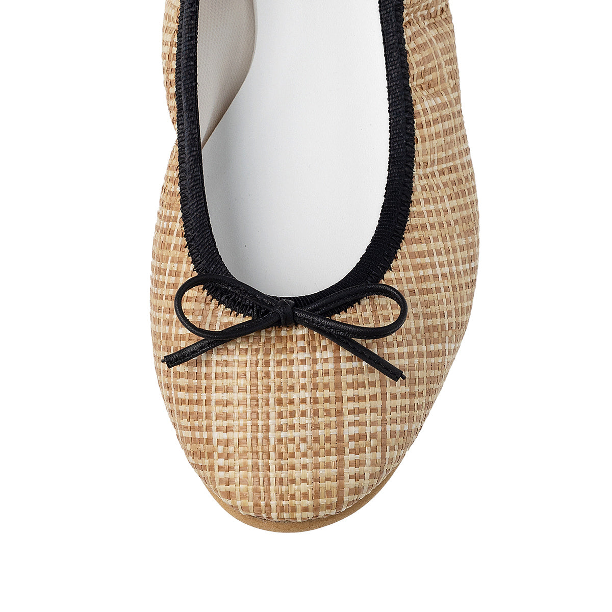 Pauline -Waterproof Panamacloth Camel Mix ウォータープルーフパナマクロス キャメルミックス kurun クルン kuruntokyo 入学式 卒業式 クルントウキョウ 疲れない 痛くない madeinjapan 日本製 本革 バレエシューズ フラットシューズ  パンプス kurunTOKYO mdmバレエシューズwaterproof レインシューズ 小さいサイズ 大きいサイズ 26cm 21.5cm 26cm 25.5cm 25cm 22cm