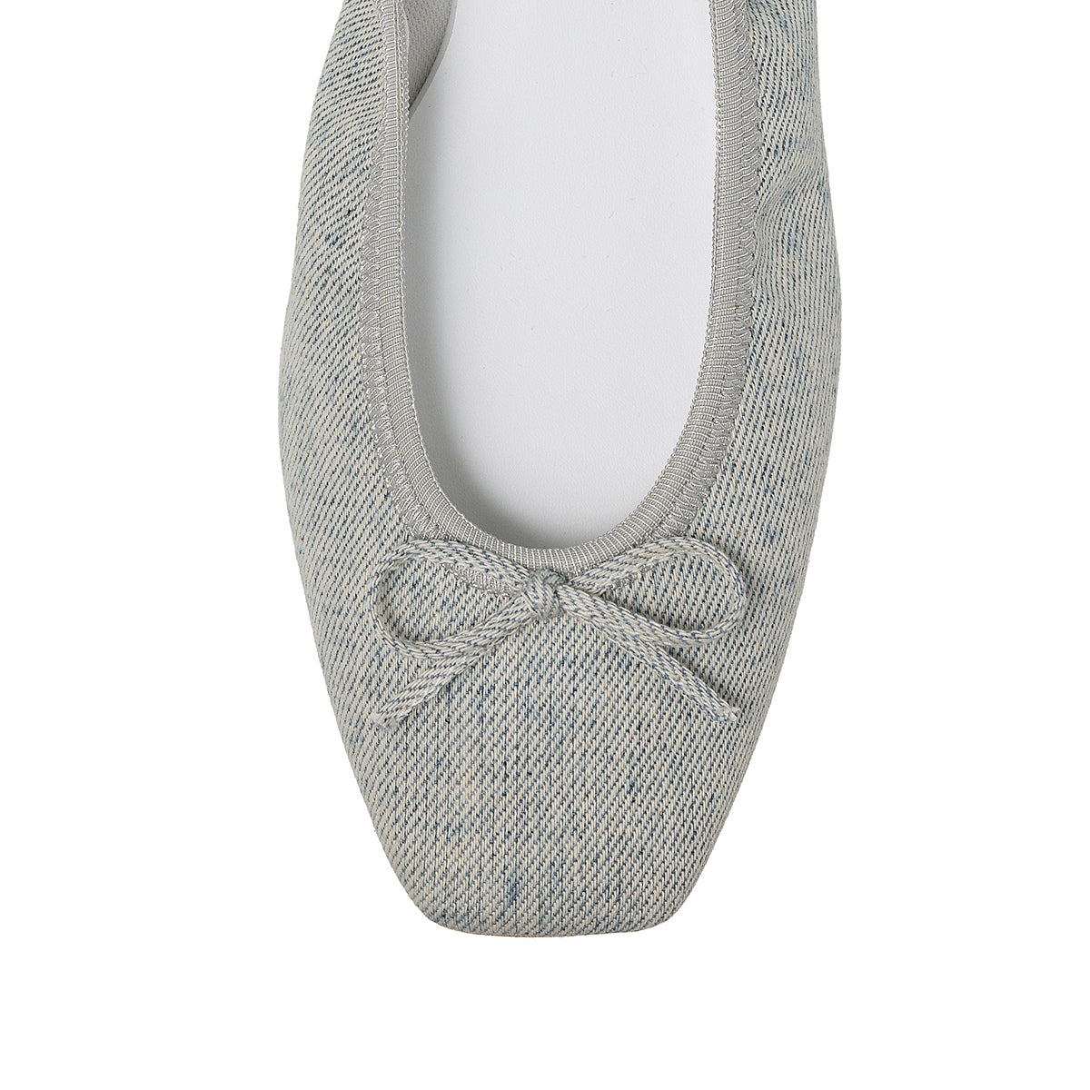 Giselle -Waterproof Denim Stonewhite ウォータープルーフデニム ストーンホワイト kurun クルン kuruntokyo 入学式 卒業式 クルントウキョウ 疲れない 痛くない madeinjapan 日本製 本革 バレエシューズ フラットシューズ  パンプス kurunTOKYO mdmバレエシューズwaterproof レインシューズ 小さいサイズ 大きいサイズ 26cm 21.5cm 26cm 25.5cm 25cm 22cm