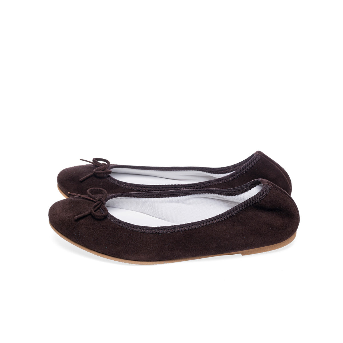 Pauline -Suede Chocolatebrown スエード チョコレートブラウン(Limited) kurun クルン kuruntokyo 入学式 卒業式 クルントウキョウ 疲れない 痛くない madeinjapan 日本製 本革 バレエシューズ フラットシューズ パンプス kurunTOKYO mdmバレエシューズwaterproof レインシューズ 小さいサイズ 大きいサイズ 26cm 21.5cm 26cm 25.5cm 25cm 22cm