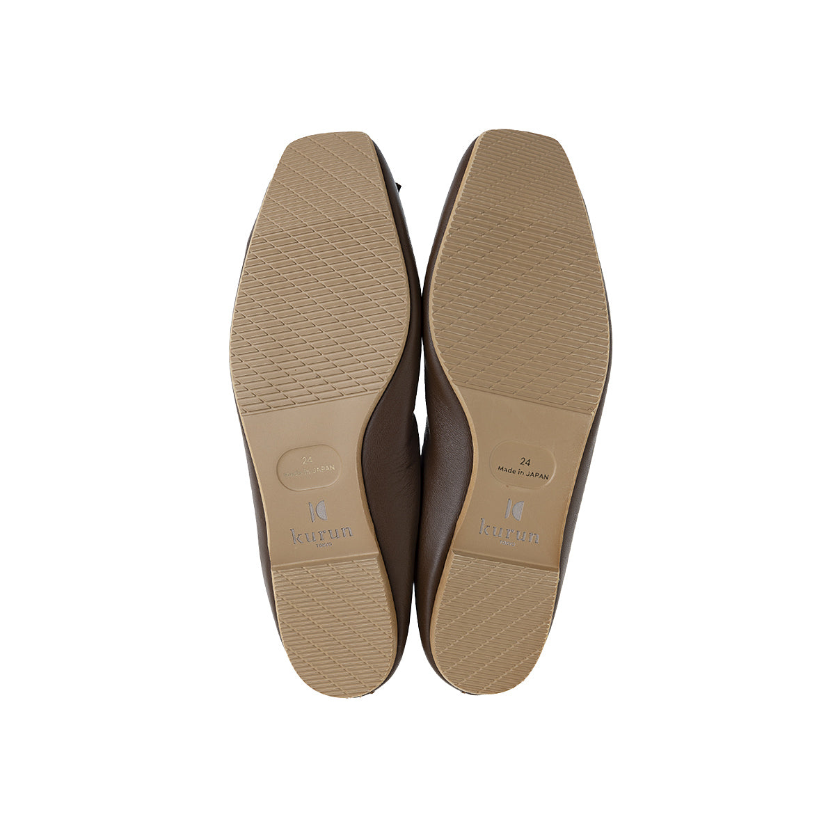 Giselle -Waterproof smooth Chocolate brown ウォータープルーフスムース チョコレートブラウン kurun クルン kuruntokyo 入学式 卒業式 クルントウキョウ 疲れない 痛くない madeinjapan 日本製 本革 バレエシューズ フラットシューズ パンプス kurunTOKYO mdmバレエシューズwaterproof レインシューズ 小さいサイズ 大きいサイズ 26cm 21.5cm 26cm 25.5cm 25cm 22cm