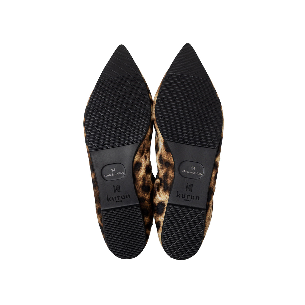 Inès -Waterproof satin leopardprint Brown ウォータープルーフ サテンレオパードプリント ブラウン kurun クルン kuruntokyo 入学式 卒業式 クルントウキョウ 疲れない 痛くない madeinjapan 日本製 本革 バレエシューズ フラットシューズ パンプス kurunTOKYO mdmバレエシューズwaterproof レインシューズ 小さいサイズ 大きいサイズ 26cm 21.5cm 26cm 25.5cm 25cm 22cm