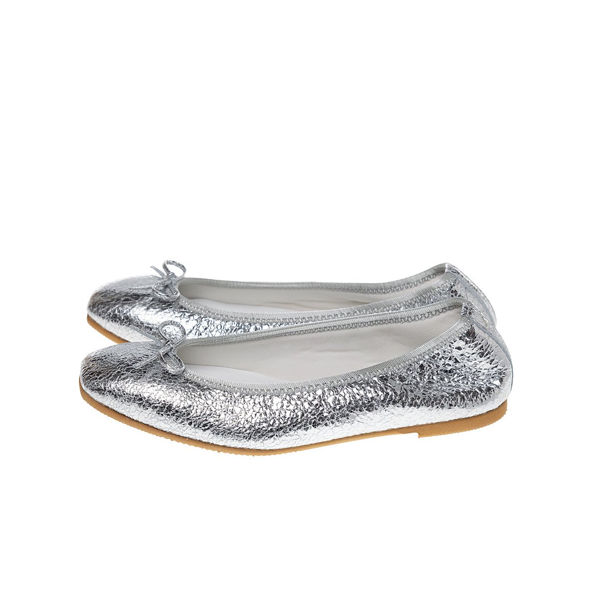 Giselle -Crack mirror Silver クラックミラー シルバー kurun クルン kuruntokyo 入学式 卒業式 クルントウキョウ 疲れない 痛くない madeinjapan 日本製 本革 バレエシューズ フラットシューズ パンプス kurunTOKYO mdmバレエシューズwaterproof レインシューズ 小さいサイズ 大きいサイズ 26cm 21.5cm 26cm 25.5cm 25cm 22cm