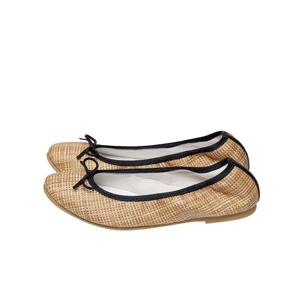 Pauline -Waterproof Panamacloth Camel Mix ウォータープルーフパナマクロス キャメルミックス kurun クルン kuruntokyo 入学式 卒業式 クルントウキョウ 疲れない 痛くない madeinjapan 日本製 本革 バレエシューズ フラットシューズ  パンプス kurunTOKYO mdmバレエシューズwaterproof レインシューズ 小さいサイズ 大きいサイズ 26cm 21.5cm 26cm 25.5cm 25cm 22cm