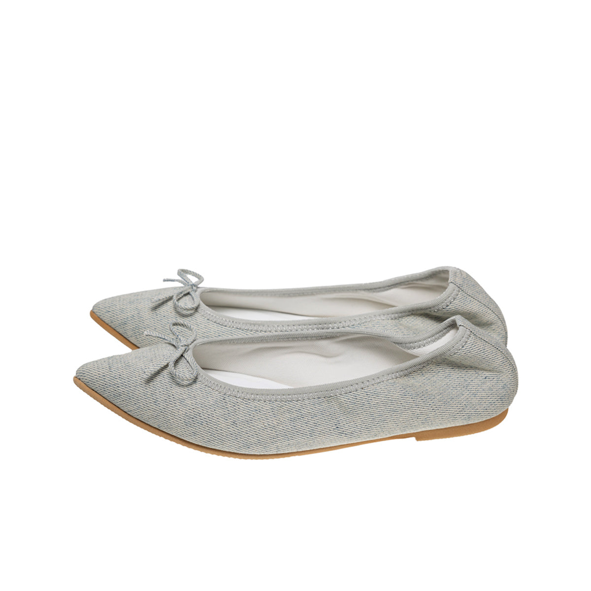 Mathilde -Waterproof Denim Stonewhite ウォータープルーフデニム ストーンホワイト kurun クルン kuruntokyo 入学式 卒業式 クルントウキョウ 疲れない 痛くない madeinjapan 日本製 本革 バレエシューズ フラットシューズ  パンプス kurunTOKYO mdmバレエシューズwaterproof レインシューズ 小さいサイズ 大きいサイズ 26cm 21.5cm 26cm 25.5cm 25cm 22cm