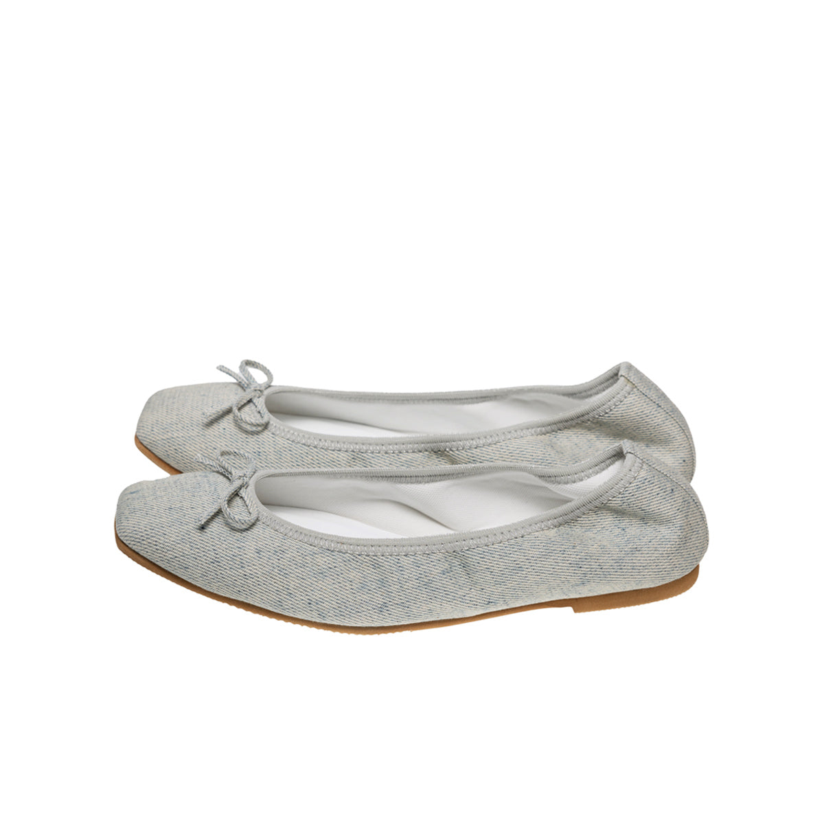 Giselle -Waterproof Denim Stonewhite ウォータープルーフデニム ストーンホワイト kurun クルン kuruntokyo 入学式 卒業式 クルントウキョウ 疲れない 痛くない madeinjapan 日本製 本革 バレエシューズ フラットシューズ  パンプス kurunTOKYO mdmバレエシューズwaterproof レインシューズ 小さいサイズ 大きいサイズ 26cm 21.5cm 26cm 25.5cm 25cm 22cm