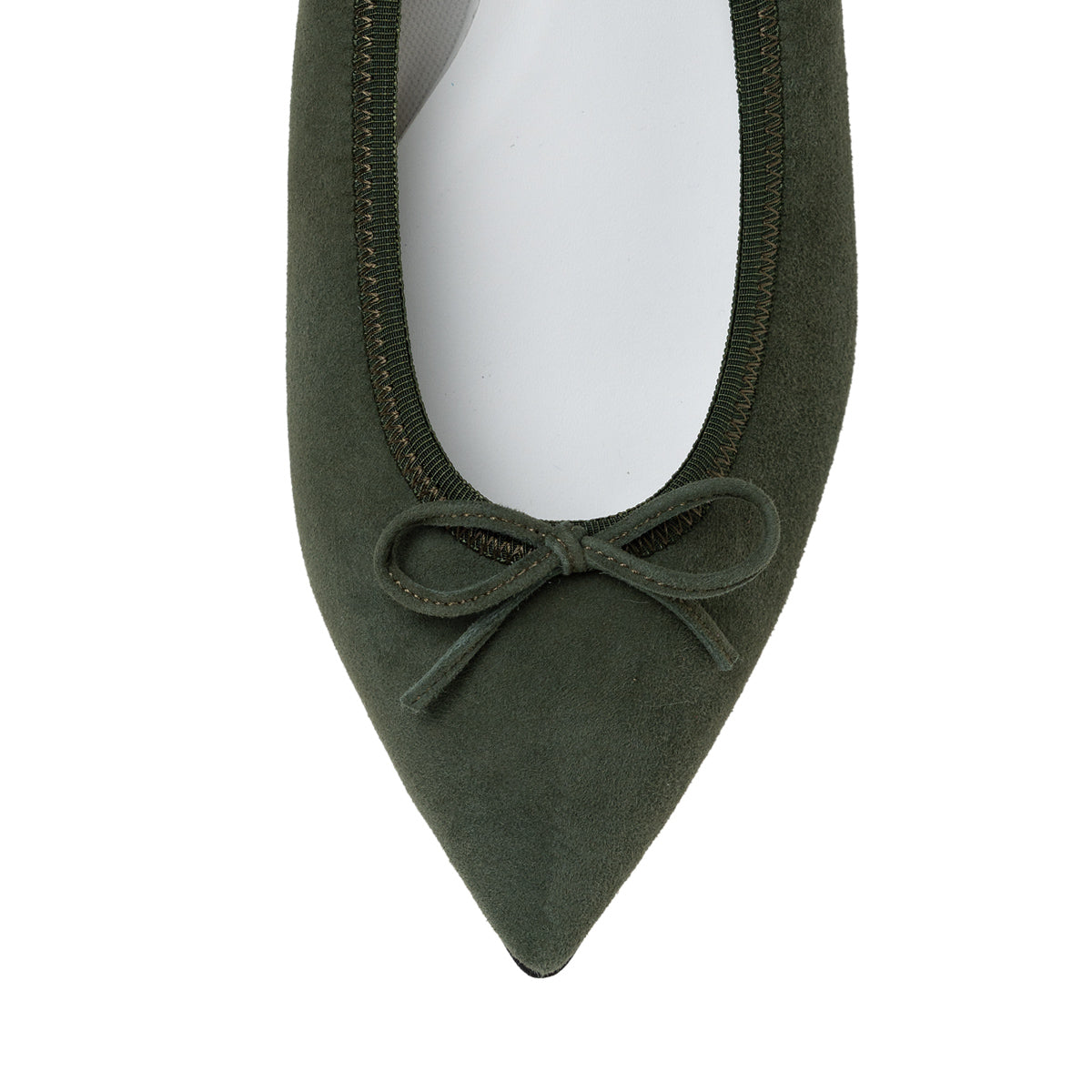 Mathilde -Waterproof Suede Khaki ウォータープルーフスエード カーキ kurun クルン kuruntokyo 入学式 卒業式 クルントウキョウ 疲れない 痛くない madeinjapan 日本製 本革 バレエシューズ フラットシューズ パンプス kurunTOKYO mdmバレエシューズwaterproof レインシューズ 小さいサイズ 大きいサイズ 26cm 21.5cm 26cm 25.5cm 25cm 22cm