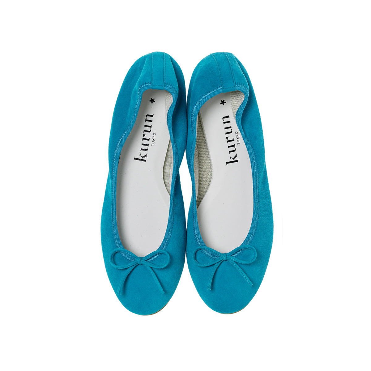 Pauline -Premium Suede Turquoise プレミアムスエード ターコイズ(Limited) kurun クルン kuruntokyo 入学式 卒業式 クルントウキョウ 疲れない 痛くない madeinjapan 日本製 本革 バレエシューズ フラットシューズ パンプス kurunTOKYO mdmバレエシューズwaterproof レインシューズ 小さいサイズ 大きいサイズ 26cm 21.5cm 26cm 25.5cm 25cm 22cm