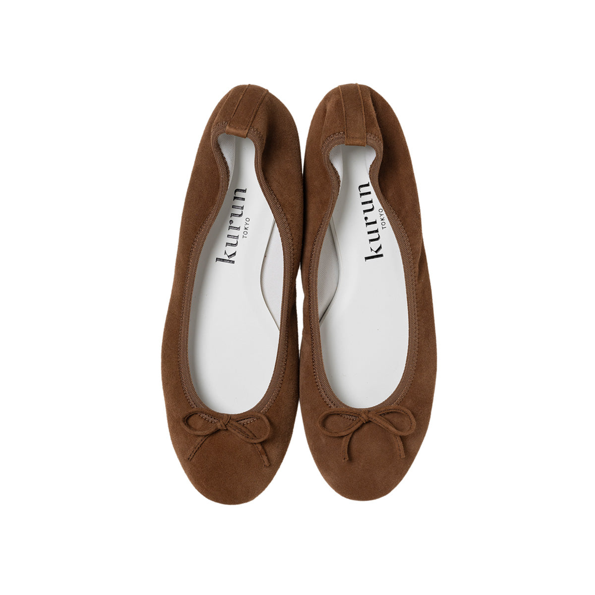 Pauline -Suede Chestnutbrown スエード チェスナットブラウン(Limited) kurun クルン kuruntokyo 入学式 卒業式 クルントウキョウ 疲れない 痛くない madeinjapan 日本製 本革 バレエシューズ フラットシューズ パンプス kurunTOKYO mdmバレエシューズwaterproof レインシューズ 小さいサイズ 大きいサイズ 26cm 21.5cm 26cm 25.5cm 25cm 22cm