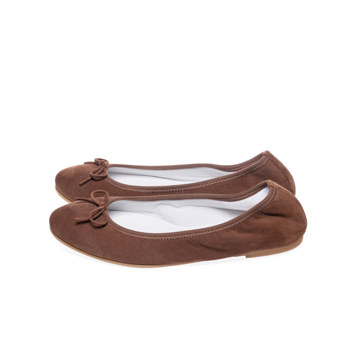 Pauline -Suede Chestnutbrown スエード チェスナットブラウン(Limited) kurun クルン kuruntokyo 入学式 卒業式 クルントウキョウ 疲れない 痛くない madeinjapan 日本製 本革 バレエシューズ フラットシューズ パンプス kurunTOKYO mdmバレエシューズwaterproof レインシューズ 小さいサイズ 大きいサイズ 26cm 21.5cm 26cm 25.5cm 25cm 22cm