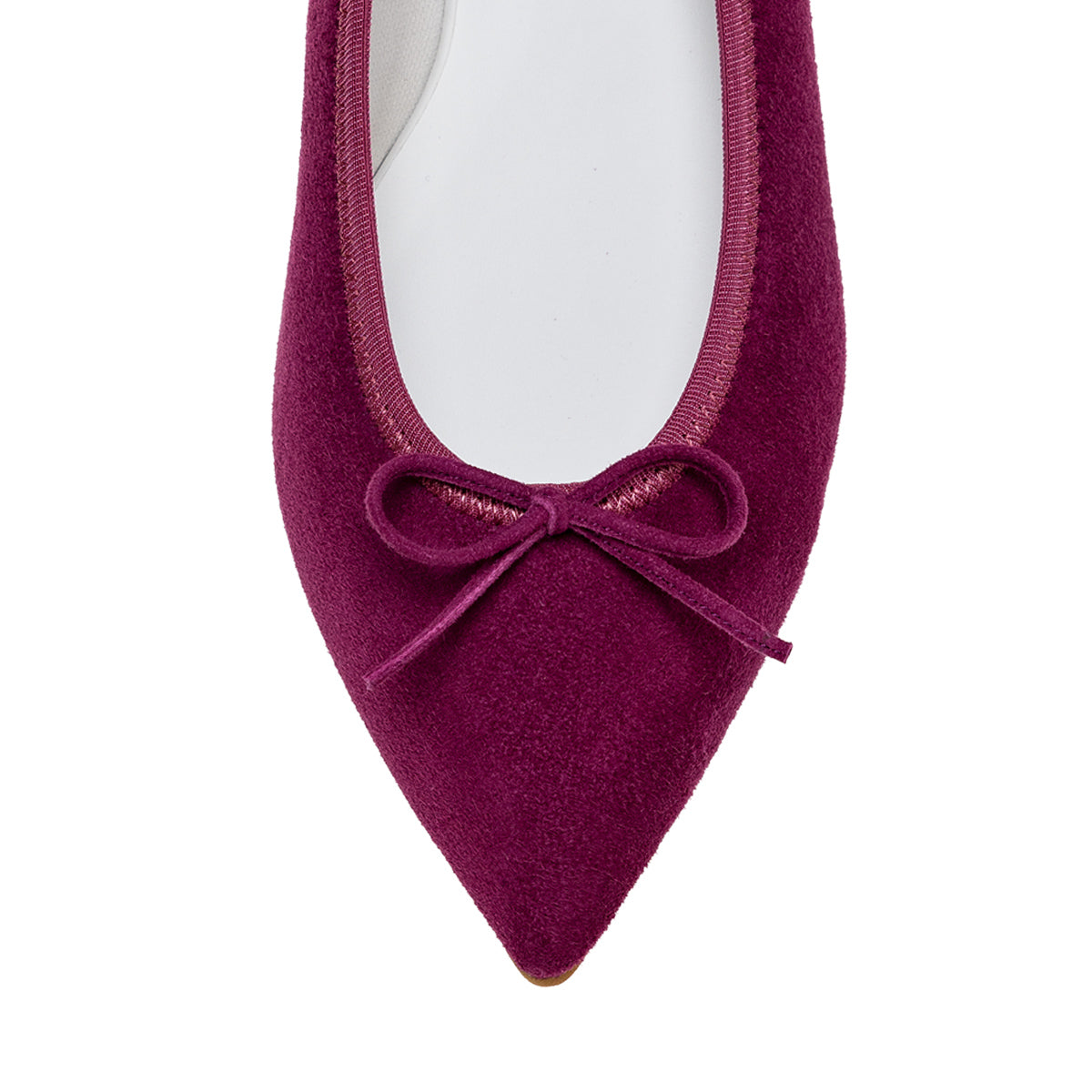 Mathilde -Waterproof Suede berrypink ウォータープルーフ スエード ベリーピンク kurun クルン kuruntokyo 入学式 卒業式 クルントウキョウ 疲れない 痛くない madeinjapan 日本製 本革 バレエシューズ フラットシューズ パンプス kurunTOKYO mdmバレエシューズwaterproof レインシューズ 小さいサイズ 大きいサイズ 26cm 21.5cm 26cm 25.5cm 25cm 22cm