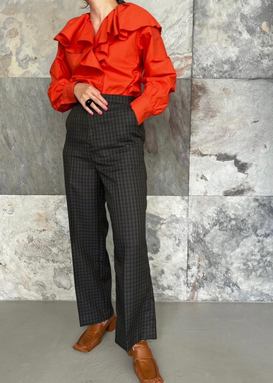 FORFORMO / RUFFLE COLLAR BLOUSE