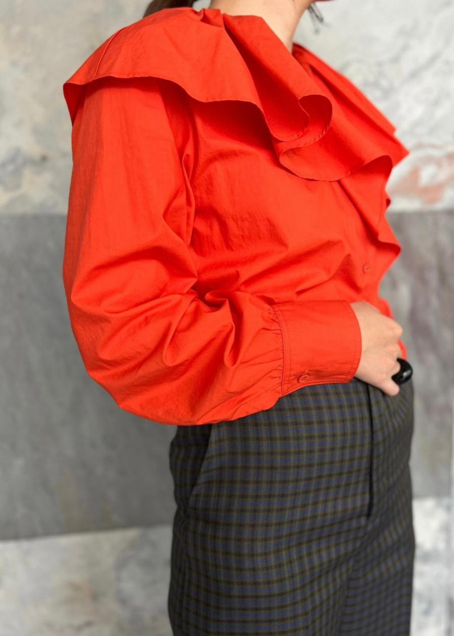 FORFORMO / RUFFLE COLLAR BLOUSE