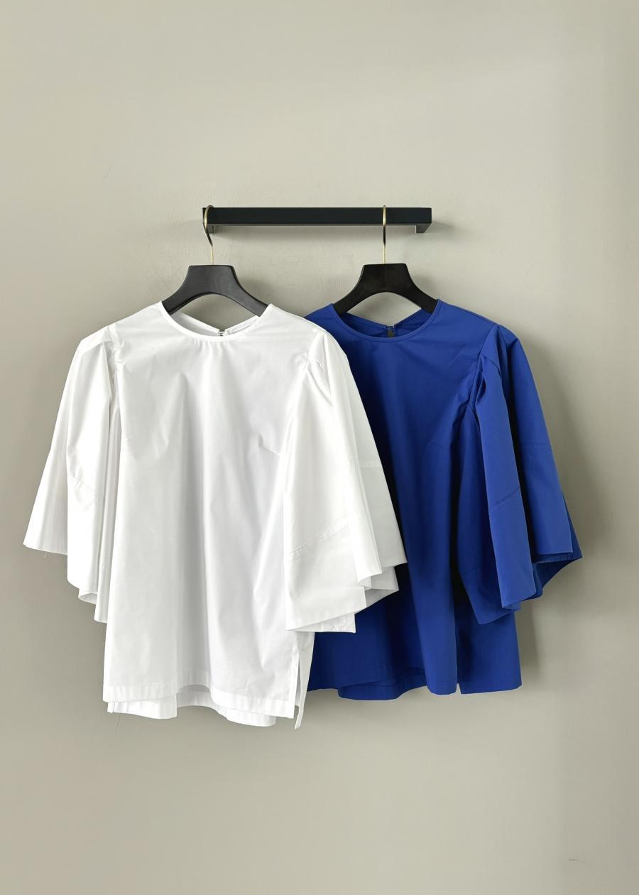 FORMO / TUCK FLARE SLEEVE BLOUSE