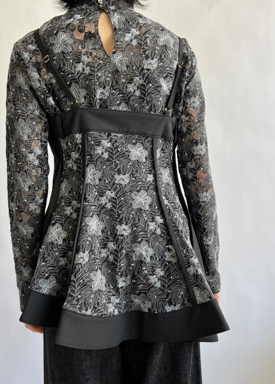 EBONY / EMBROIDERY LACE CAMISOLE