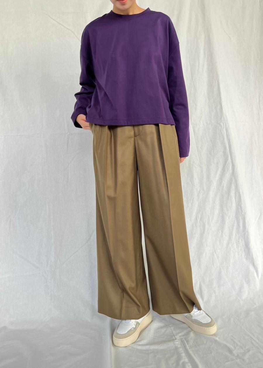 FLORENT RELAX / COTTON CROPPED LONG SLEEVE T-SHIRTS ★12/8(金)12:00~発売開始