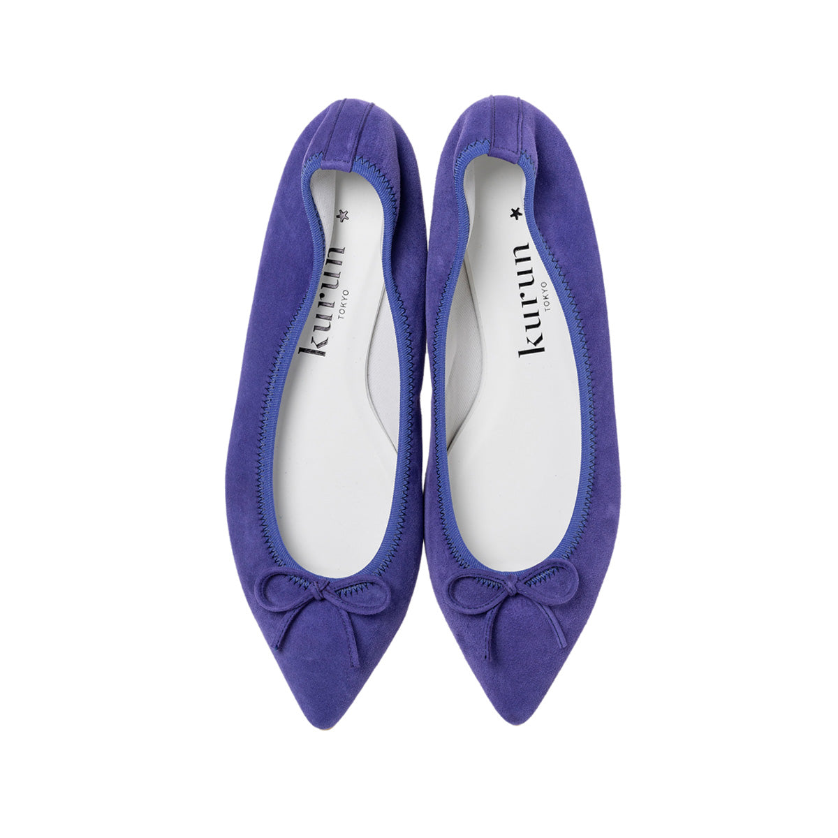 Mathilde -Premiumsuede Violet プレミアムスエード バイオレット(Limited) kurun クルン kuruntokyo 入学式 卒業式 クルントウキョウ 疲れない 痛くない madeinjapan 日本製 本革 バレエシューズ フラットシューズ パンプス kurunTOKYO mdmバレエシューズwaterproof レインシューズ 小さいサイズ 大きいサイズ 26cm 21.5cm 26cm 25.5cm 25cm 22cm