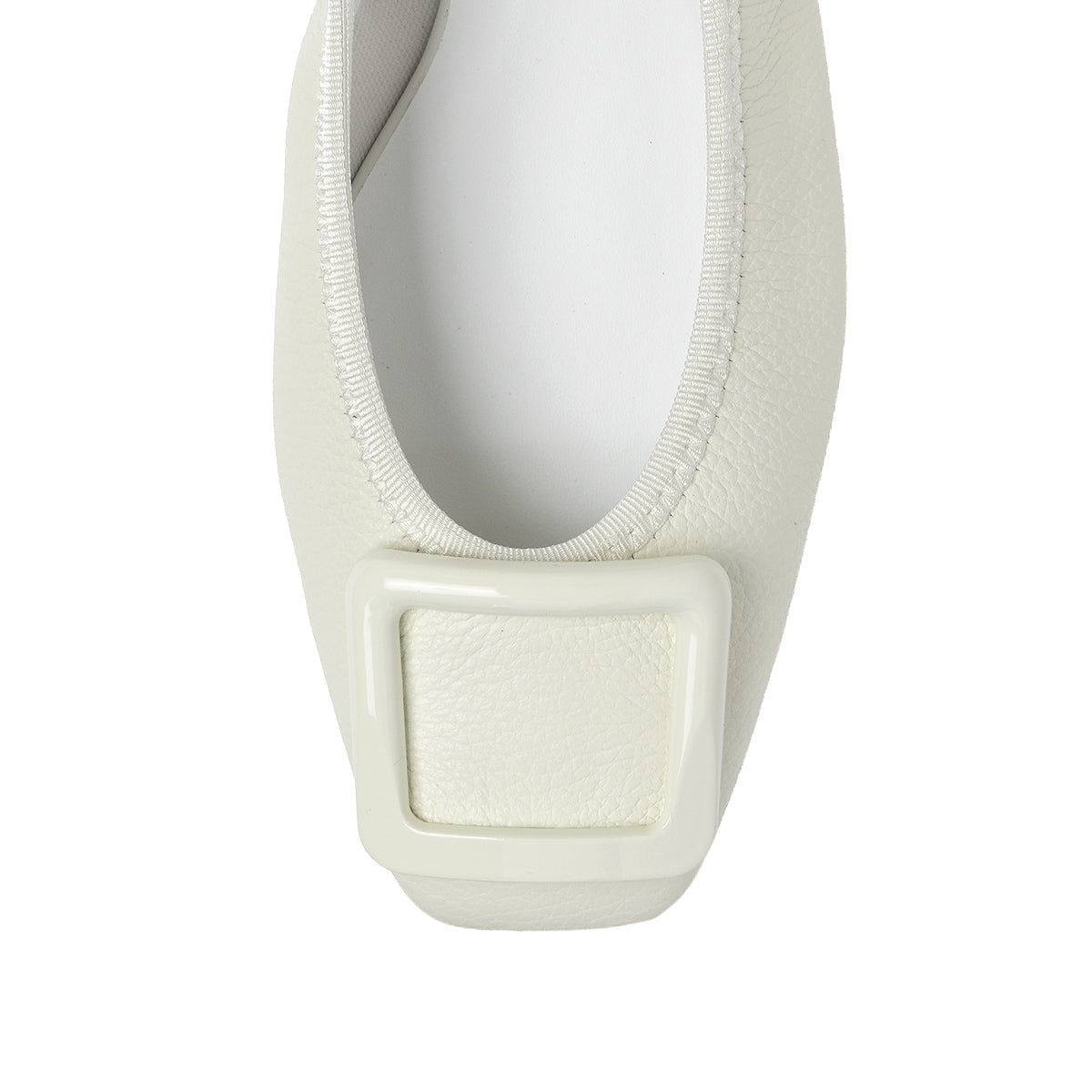 Giselle -Waterproof Soft Shrink Buckle Ivory ウォータープルーフ ソフトシュリンク バックルアイボリー kurun クルン kuruntokyo 入学式 卒業式 クルントウキョウ 疲れない 痛くない madeinjapan 日本製 本革 バレエシューズ フラットシューズ パンプス kurunTOKYO mdmバレエシューズwaterproof レインシューズ 小さいサイズ 大きいサイズ 26cm 21.5cm 26cm 25.5cm 25cm 22cm
