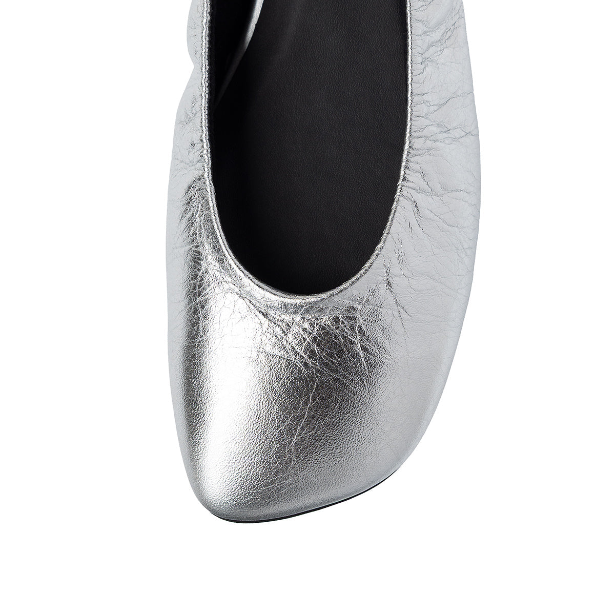Zoe -Kip Leather Silver キップレザー シルバー kurun クルン kuruntokyo 入学式 卒業式 クルントウキョウ 疲れない 痛くない madeinjapan 日本製 本革 バレエシューズ フラットシューズ パンプス kurunTOKYO mdmバレエシューズwaterproof レインシューズ 小さいサイズ 大きいサイズ 26cm 21.5cm 26cm 25.5cm 25cm 22cm