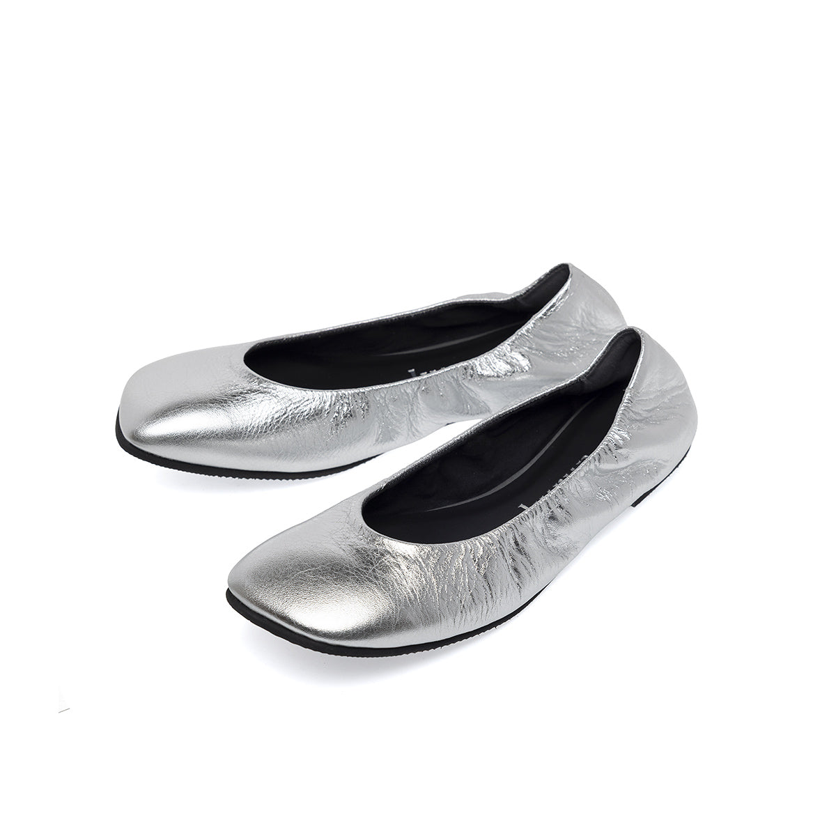 Zoe -Kip Leather Silver キップレザー シルバー kurun クルン kuruntokyo 入学式 卒業式 クルントウキョウ 疲れない 痛くない madeinjapan 日本製 本革 バレエシューズ フラットシューズ パンプス kurunTOKYO mdmバレエシューズwaterproof レインシューズ 小さいサイズ 大きいサイズ 26cm 21.5cm 26cm 25.5cm 25cm 22cm