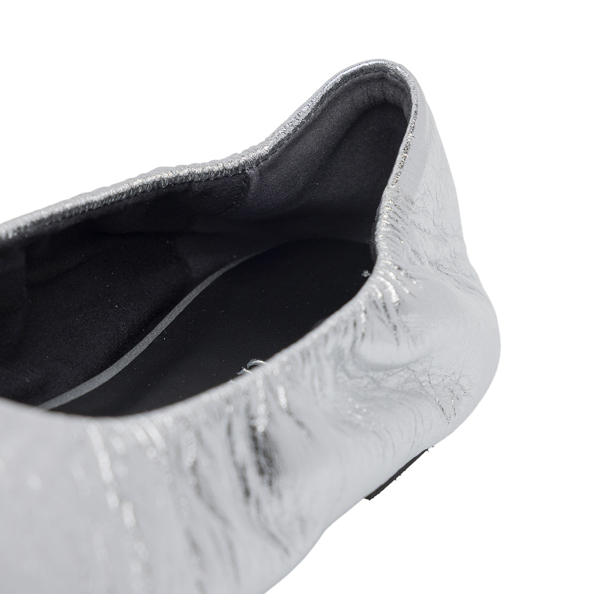 Zoe -Kip Leather Silver キップレザー シルバー kurun クルン kuruntokyo 入学式 卒業式 クルントウキョウ 疲れない 痛くない madeinjapan 日本製 本革 バレエシューズ フラットシューズ パンプス kurunTOKYO mdmバレエシューズwaterproof レインシューズ 小さいサイズ 大きいサイズ 26cm 21.5cm 26cm 25.5cm 25cm 22cm