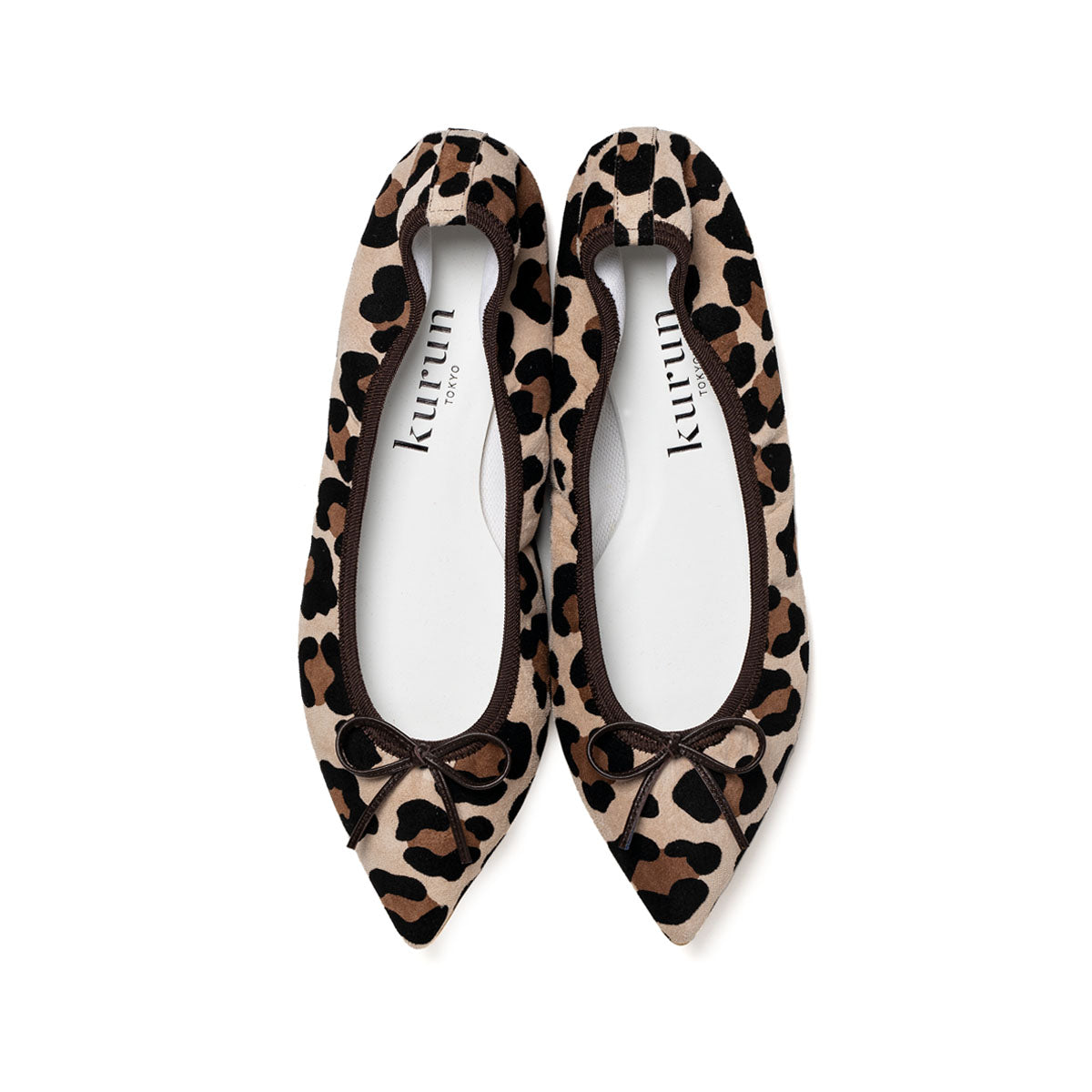 Mathilde -Leopardprint Cream ビッグレオパードプリント クリーム kurun クルン kuruntokyo 入学式 卒業式 クルントウキョウ 疲れない 痛くない madeinjapan 日本製 本革 バレエシューズ フラットシューズ パンプス kurunTOKYO mdmバレエシューズwaterproof レインシューズ 小さいサイズ 大きいサイズ 26cm 21.5cm 26cm 25.5cm 25cm 22cm