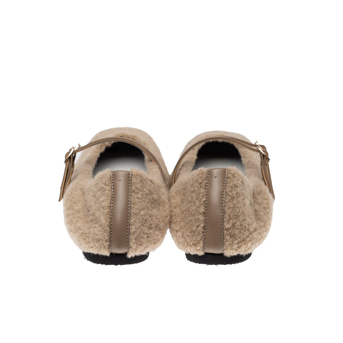 [11/28(fri) 20:00～先行発売]Flavie -Boa Cloth Double Strap Grege　ボアクロス ダブルストラップ グレージュ