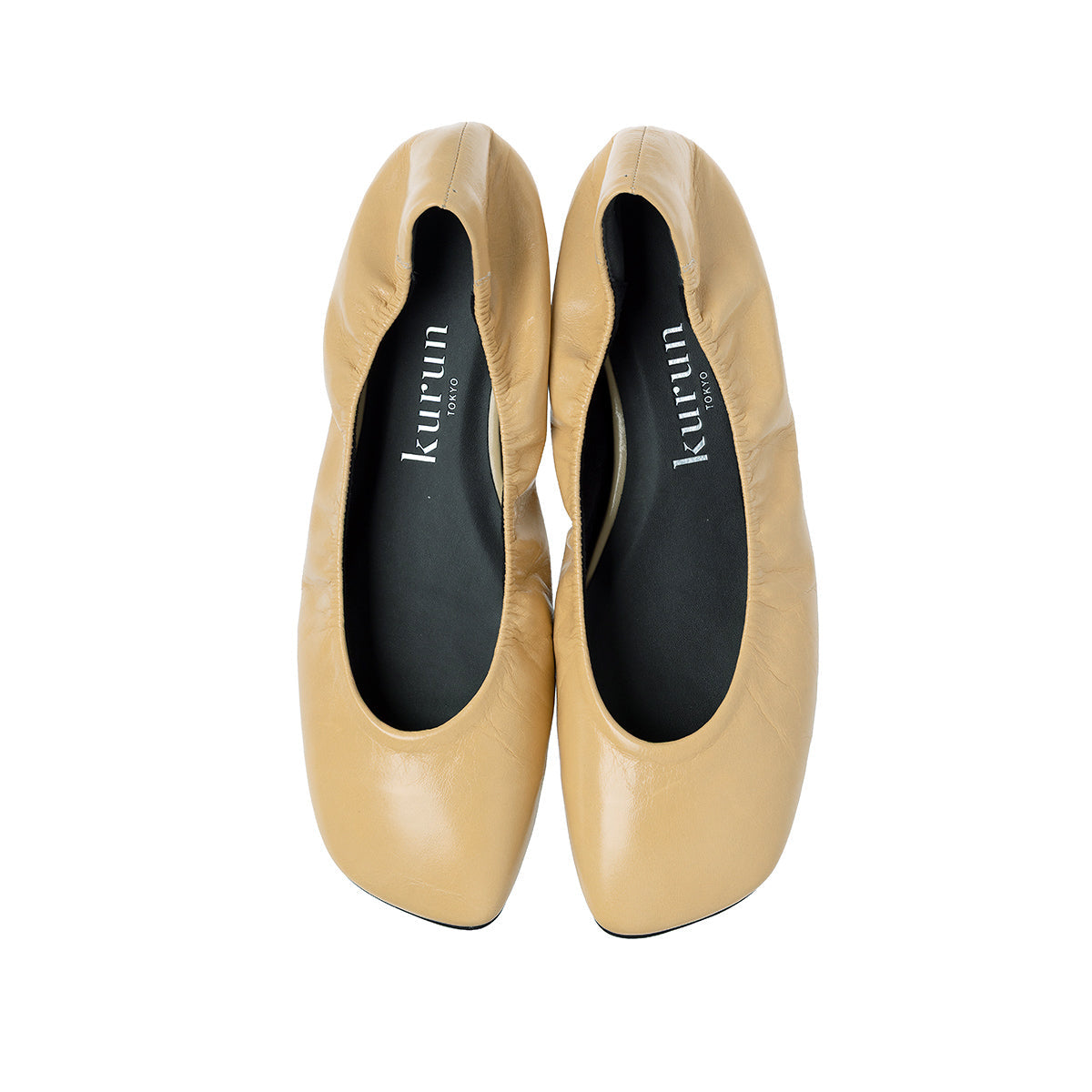 Zoe -Kip Leather Beige キップレザー ベージュ kurun クルン kuruntokyo 入学式 卒業式 クルントウキョウ 疲れない 痛くない madeinjapan 日本製 本革 バレエシューズ フラットシューズ パンプス kurunTOKYO mdmバレエシューズwaterproof レインシューズ 小さいサイズ 大きいサイズ 26cm 21.5cm 26cm 25.5cm 25cm 22cm