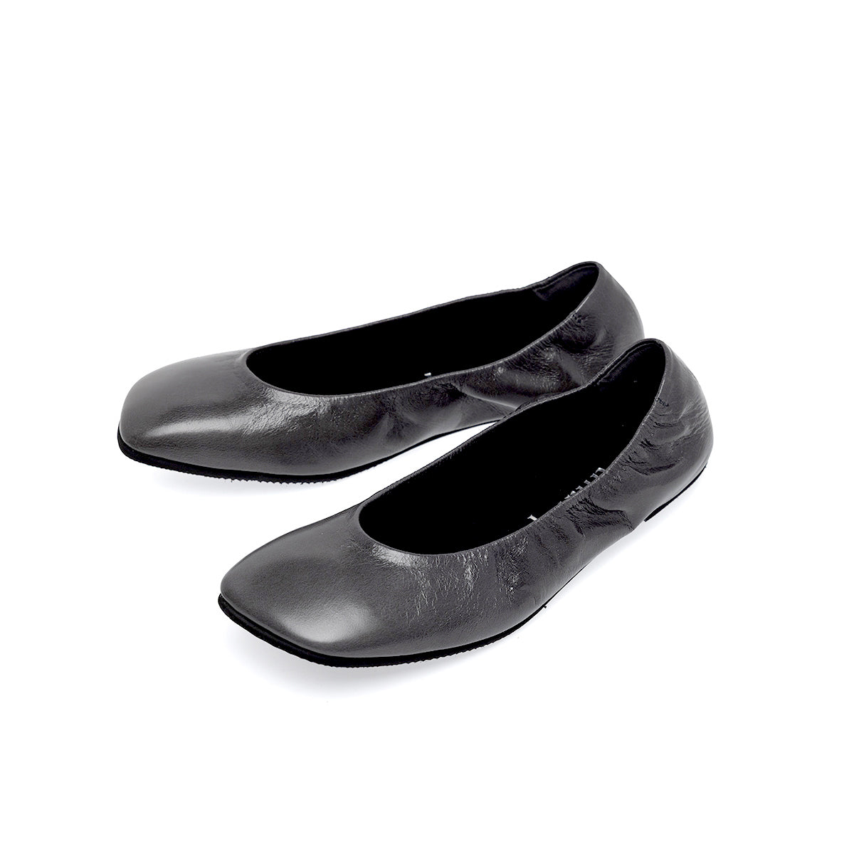 Zoe -Kip Leather Gray キップレザー グレー kurun クルン kuruntokyo 入学式 卒業式 クルントウキョウ 疲れない 痛くない madeinjapan 日本製 本革 バレエシューズ フラットシューズ パンプス kurunTOKYO mdmバレエシューズwaterproof レインシューズ 小さいサイズ 大きいサイズ 26cm 21.5cm 26cm 25.5cm 25cm 22cm