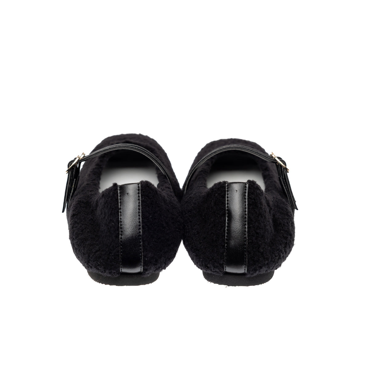 [11/28(fri) 20:00～先行発売]Flavie -Boa Cloth Double Strap Black　ボアクロス ダブルストラップ ブラック