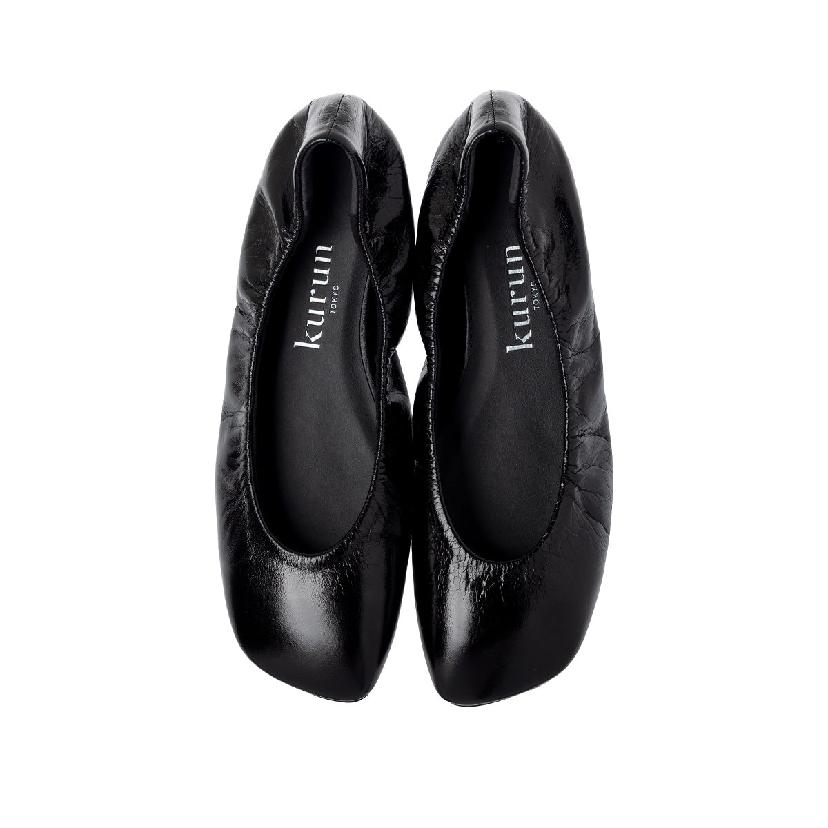 Zoe -Kip Leather Black キップレザー ブラック kurun クルン kuruntokyo 入学式 卒業式 クルントウキョウ 疲れない 痛くない madeinjapan 日本製 本革 バレエシューズ フラットシューズ パンプス kurunTOKYO mdmバレエシューズwaterproof レインシューズ 小さいサイズ 大きいサイズ 26cm 21.5cm 26cm 25.5cm 25cm 22cm