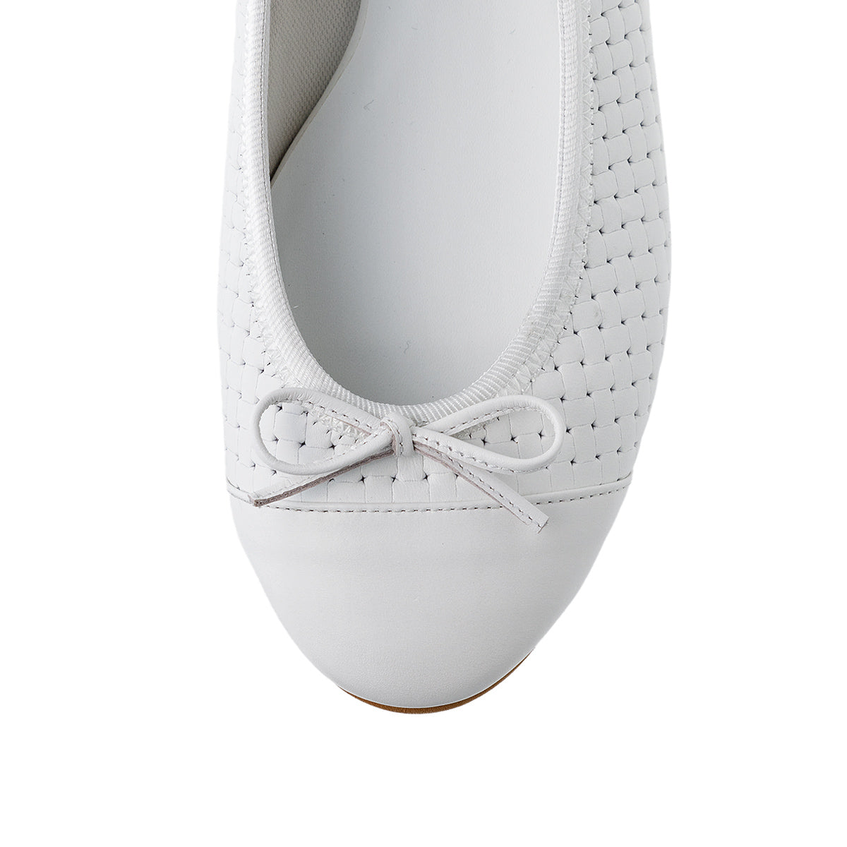 [4/9(wed)20:00～発売開始]Pauline -Waterproof Mesh embossed White ウォータープルーフメッシュ ホワイト kurun クルン kuruntokyo 入学式 卒業式 クルントウキョウ 疲れない 痛くない madeinjapan 日本製 本革 バレエシューズ フラットシューズ パンプス kurunTOKYO mdmバレエシューズwaterproof レインシューズ 小さいサイズ 大きいサイズ 26cm 21.5cm 26cm 25.5cm 25cm 22cm