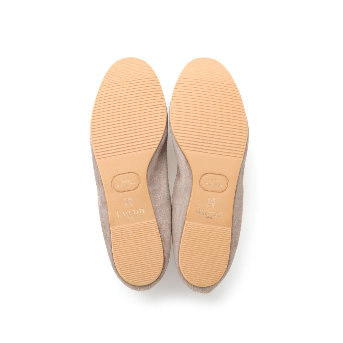 [期間限定 受注生産] -Suede Light gray スエード ライトグレー kurun クルン kuruntokyo 入学式 卒業式 クルントウキョウ 疲れない 痛くない madeinjapan 日本製 本革 バレエシューズ フラットシューズ パンプス kurunTOKYO mdmバレエシューズwaterproof レインシューズ 小さいサイズ 大きいサイズ 26cm 21.5cm 26cm 25.5cm 25cm 22cm