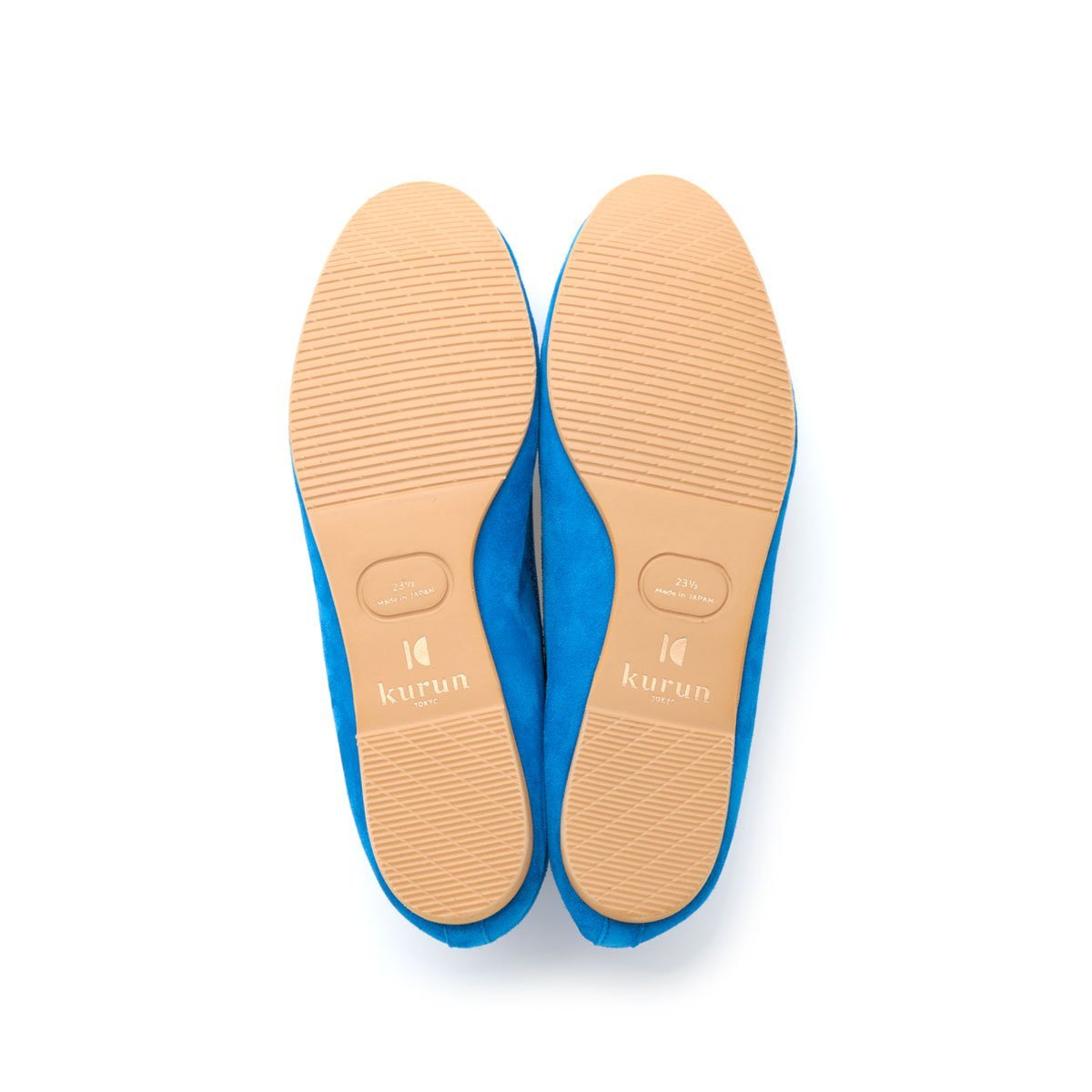 [期間限定 受注生産] -Suede Blue スエード ブルー kurun クルン kuruntokyo 入学式 卒業式 クルントウキョウ 疲れない 痛くない madeinjapan 日本製 本革 バレエシューズ フラットシューズ パンプス kurunTOKYO mdmバレエシューズwaterproof レインシューズ 小さいサイズ 大きいサイズ 26cm 21.5cm 26cm 25.5cm 25cm 22cm