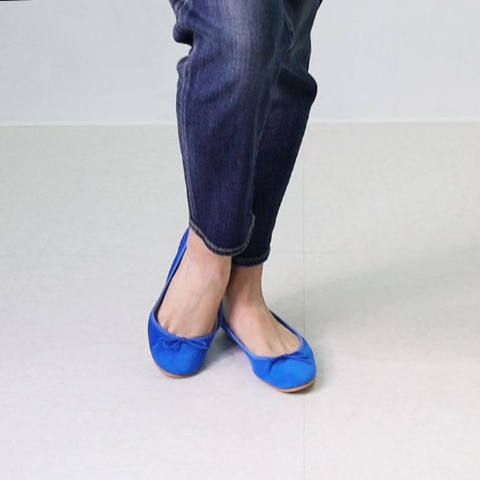 [期間限定 受注生産] -Suede Blue スエード ブルー kurun クルン kuruntokyo 入学式 卒業式 クルントウキョウ 疲れない 痛くない madeinjapan 日本製 本革 バレエシューズ フラットシューズ パンプス kurunTOKYO mdmバレエシューズwaterproof レインシューズ 小さいサイズ 大きいサイズ 26cm 21.5cm 26cm 25.5cm 25cm 22cm