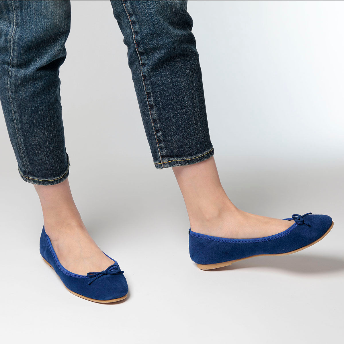 [期間限定 受注生産] -Suede Light navy スエード ライトネイビー kurun クルン kuruntokyo 入学式 卒業式 クルントウキョウ 疲れない 痛くない madeinjapan 日本製 本革 バレエシューズ フラットシューズ パンプス kurunTOKYO mdmバレエシューズwaterproof レインシューズ 小さいサイズ 大きいサイズ 26cm 21.5cm 26cm 25.5cm 25cm 22cm
