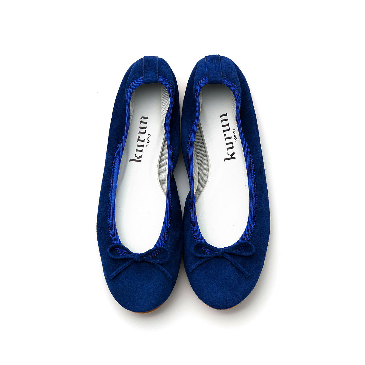 [期間限定 受注生産] -Suede Light navy スエード ライトネイビー kurun クルン kuruntokyo 入学式 卒業式 クルントウキョウ 疲れない 痛くない madeinjapan 日本製 本革 バレエシューズ フラットシューズ パンプス kurunTOKYO mdmバレエシューズwaterproof レインシューズ 小さいサイズ 大きいサイズ 26cm 21.5cm 26cm 25.5cm 25cm 22cm