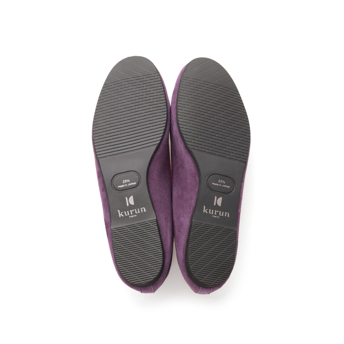 [期間限定 受注生産] -Suede Grape スエード グレープ kurun クルン kuruntokyo 入学式 卒業式 クルントウキョウ 疲れない 痛くない madeinjapan 日本製 本革 バレエシューズ フラットシューズ パンプス kurunTOKYO mdmバレエシューズwaterproof レインシューズ 小さいサイズ 大きいサイズ 26cm 21.5cm 26cm 25.5cm 25cm 22cm