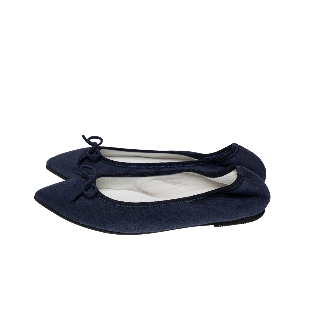 Mathilde -Waterproof Suede Navy　ウォータープルーフスエード ネイビー kurun クルン kuruntokyo 入学式 卒業式 クルントウキョウ 疲れない 痛くない madeinjapan 日本製 本革 バレエシューズ フラットシューズ  パンプス kurunTOKYO mdmバレエシューズwaterproof レインシューズ 小さいサイズ 大きいサイズ 26cm 21.5cm 26cm 25.5cm 25cm 22cm