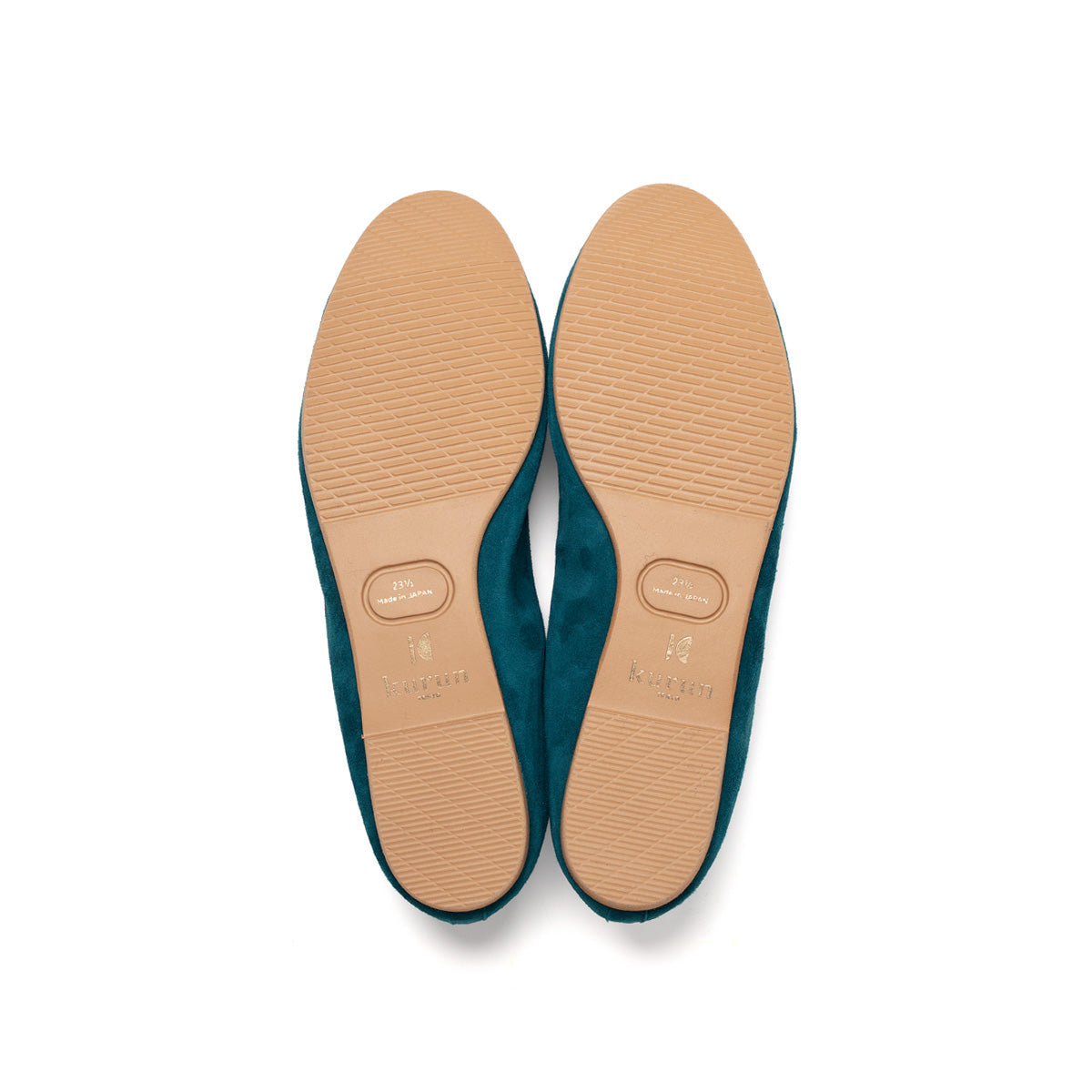 [期間限定 受注生産] -Suede Teal green スエード ティールグリーン kurun クルン kuruntokyo 入学式 卒業式 クルントウキョウ 疲れない 痛くない madeinjapan 日本製 本革 バレエシューズ フラットシューズ パンプス kurunTOKYO mdmバレエシューズwaterproof レインシューズ 小さいサイズ 大きいサイズ 26cm 21.5cm 26cm 25.5cm 25cm 22cm