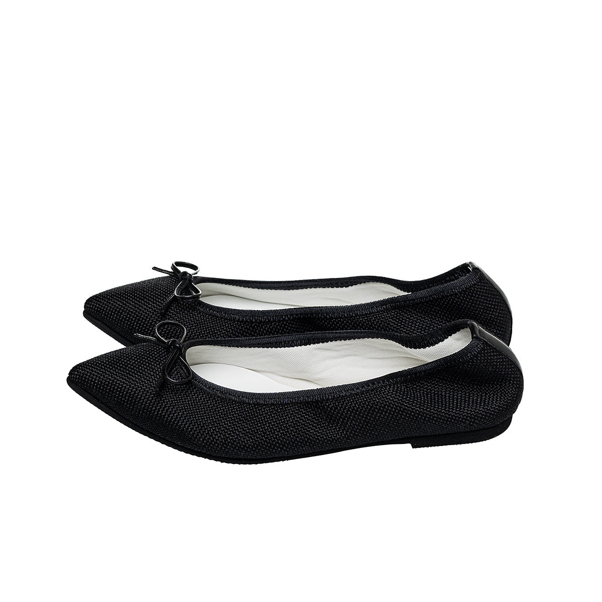 Mathilde -Waterproof Panamacloth Black　ウォータープルーフパナマクロス ブラック kurun クルン kuruntokyo 入学式 卒業式 クルントウキョウ 疲れない 痛くない madeinjapan 日本製 本革 バレエシューズ フラットシューズ  パンプス kurunTOKYO mdmバレエシューズwaterproof レインシューズ 小さいサイズ 大きいサイズ 26cm 21.5cm 26cm 25.5cm 25cm 22cm