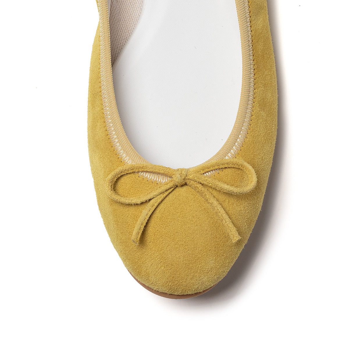 [期間限定 受注生産] -Suede Pistachio yellow スエード ピスタチオイエロー kurun クルン kuruntokyo 入学式 卒業式 クルントウキョウ 疲れない 痛くない madeinjapan 日本製 本革 バレエシューズ フラットシューズ パンプス kurunTOKYO mdmバレエシューズwaterproof レインシューズ 小さいサイズ 大きいサイズ 26cm 21.5cm 26cm 25.5cm 25cm 22cm