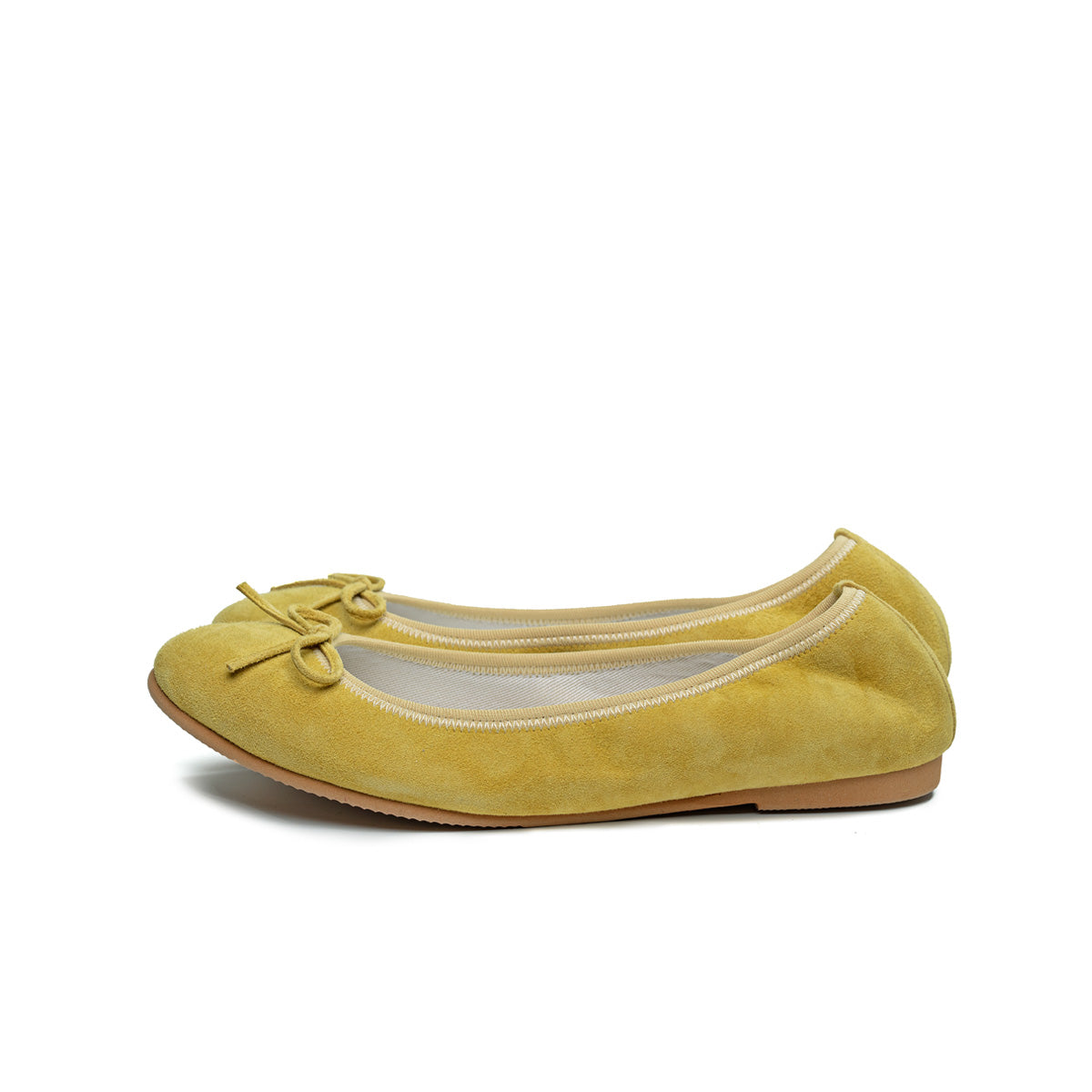 [期間限定 受注生産] -Suede Pistachio yellow スエード ピスタチオイエロー kurun クルン kuruntokyo 入学式 卒業式 クルントウキョウ 疲れない 痛くない madeinjapan 日本製 本革 バレエシューズ フラットシューズ パンプス kurunTOKYO mdmバレエシューズwaterproof レインシューズ 小さいサイズ 大きいサイズ 26cm 21.5cm 26cm 25.5cm 25cm 22cm