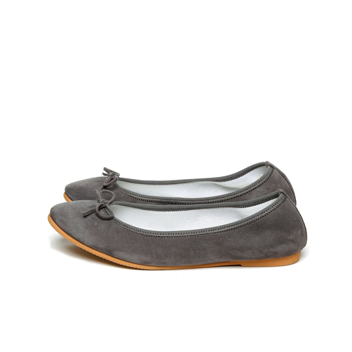 [期間限定 受注生産] -Suede Gray スエード グレー kurun クルン kuruntokyo 入学式 卒業式 クルントウキョウ 疲れない 痛くない madeinjapan 日本製 本革 バレエシューズ フラットシューズ パンプス kurunTOKYO mdmバレエシューズwaterproof レインシューズ 小さいサイズ 大きいサイズ 26cm 21.5cm 26cm 25.5cm 25cm 22cm